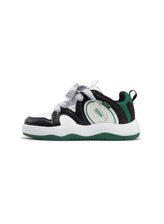 Boys' Autumn New Skate Shoes For Big Kids, Simple And Stylish Versatile Casual Shoes For Boys, Campus White Sneakers - Image 3