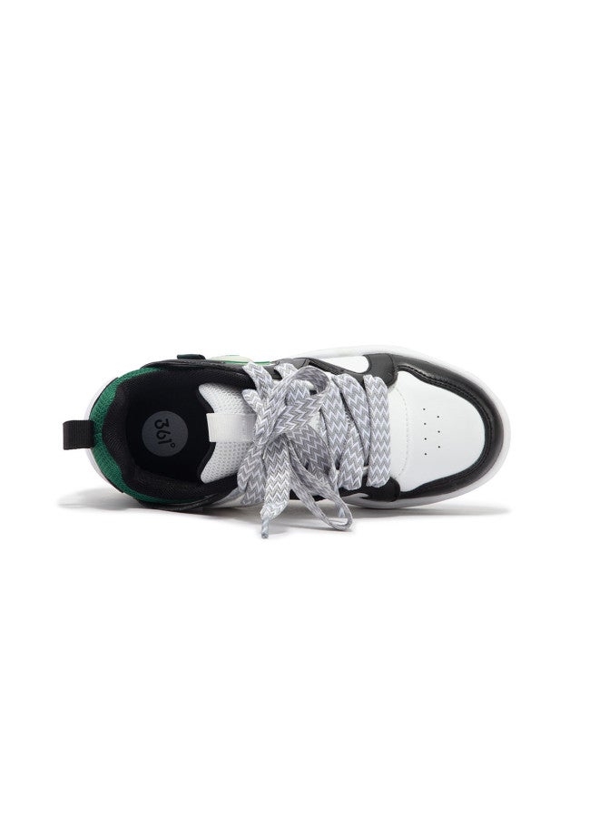 Boys' Autumn New Skate Shoes For Big Kids, Simple And Stylish Versatile Casual Shoes For Boys, Campus White Sneakers - Image 5