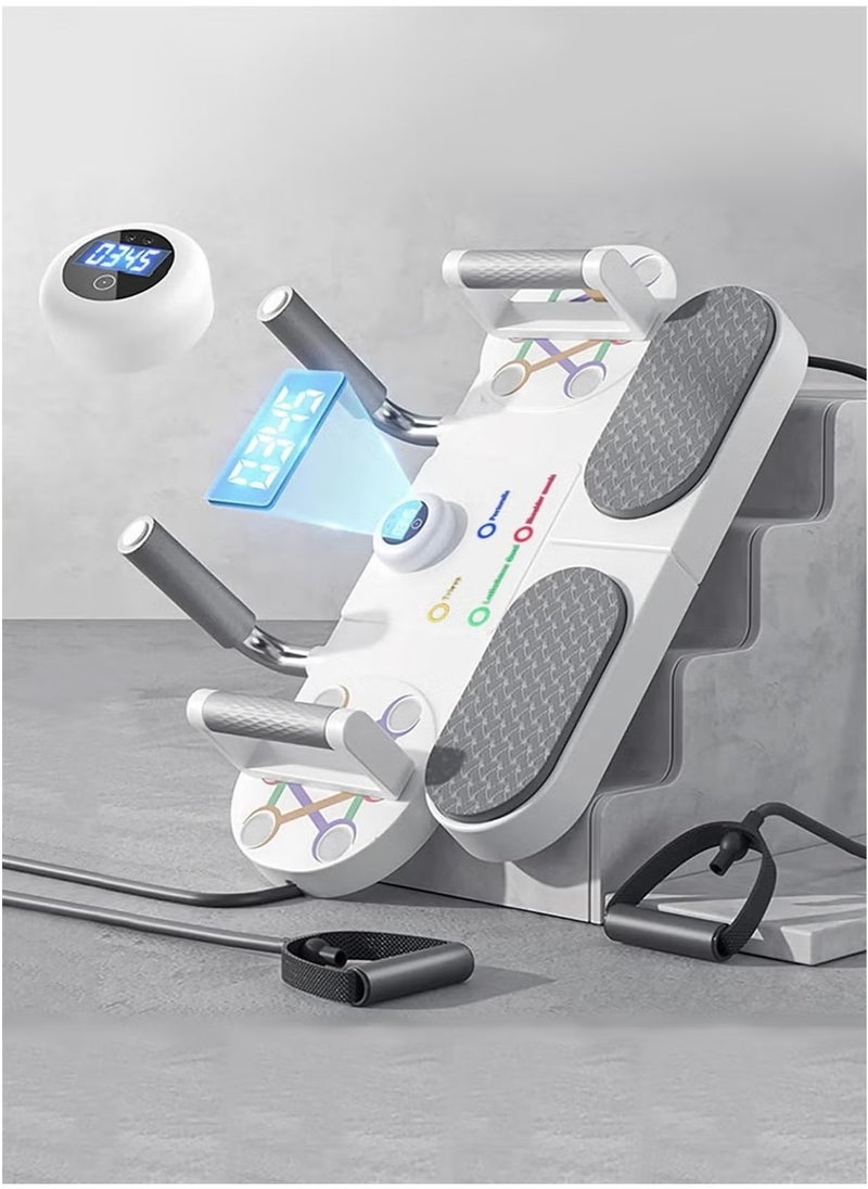 Bin Kamil Push Up Fitness Board Multi functional plank support muscle training artifact with Timer & Nonslip Grip  - Image 1