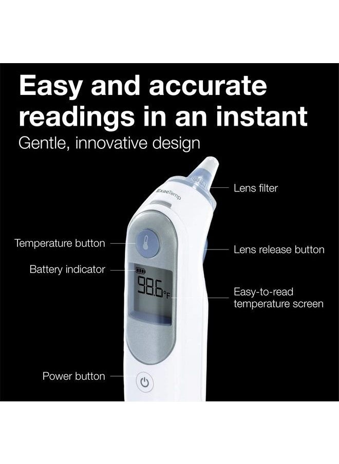 Vicks Braun Digital Ear Thermometer, ThermoScan 5 IRT6500, Ear Thermometer for Babies, Kids, Toddlers and Adults, Display is Digital and Accurate, Thermometer for Precise Fever Tracking at Home  - Image 3