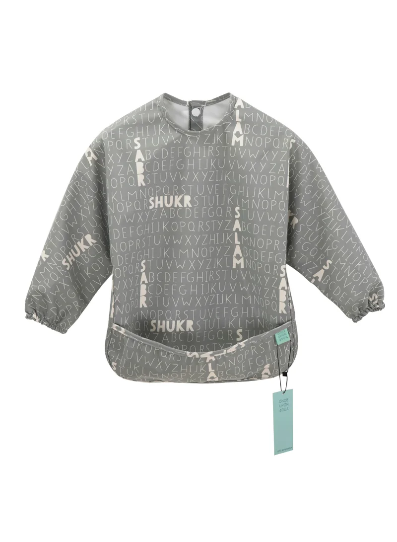 ONCE UPON A DUA Long Sleeved Pocket Bib with Carry Pouch