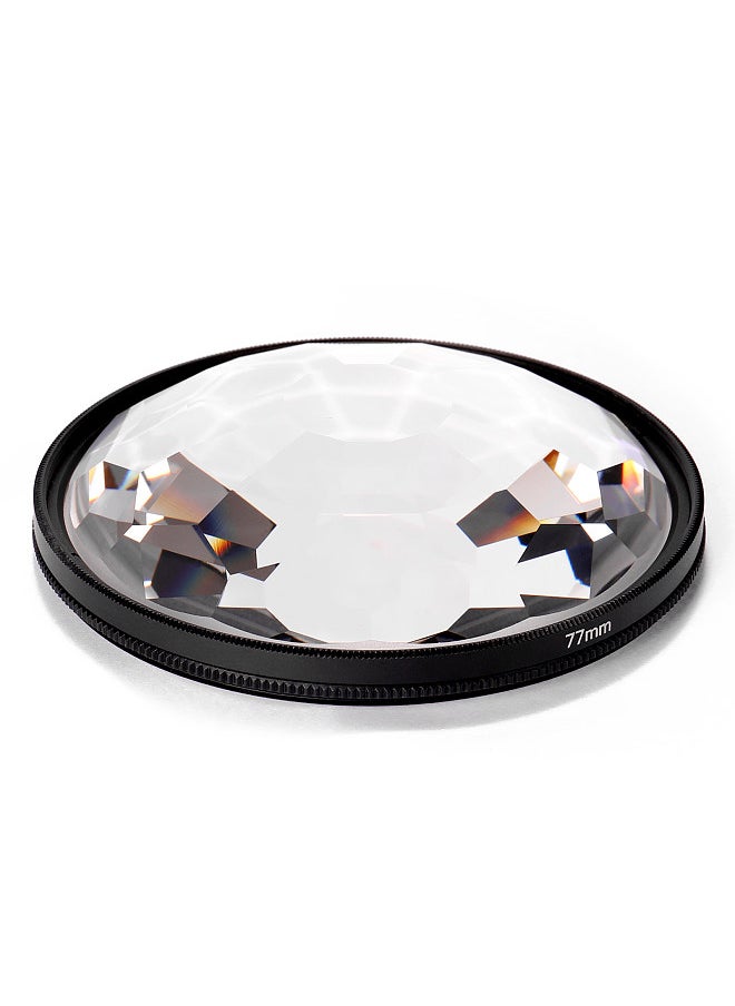 Generic 77mm Kaleidoscope Prism Camera Glass Filter Variable Number of Subjects SLR Photography Accessories  - Image 1