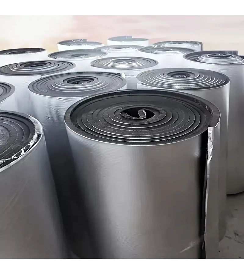 1pcs 50x200 Self Adhesive High Density Aluminum Foil Insulation Roll Heat Shielding Soundproof Material For Roofs Bedrooms Wall Noise Reduction Reflective Warmth Preservation Moisture Proof Home Improvement - Image 5