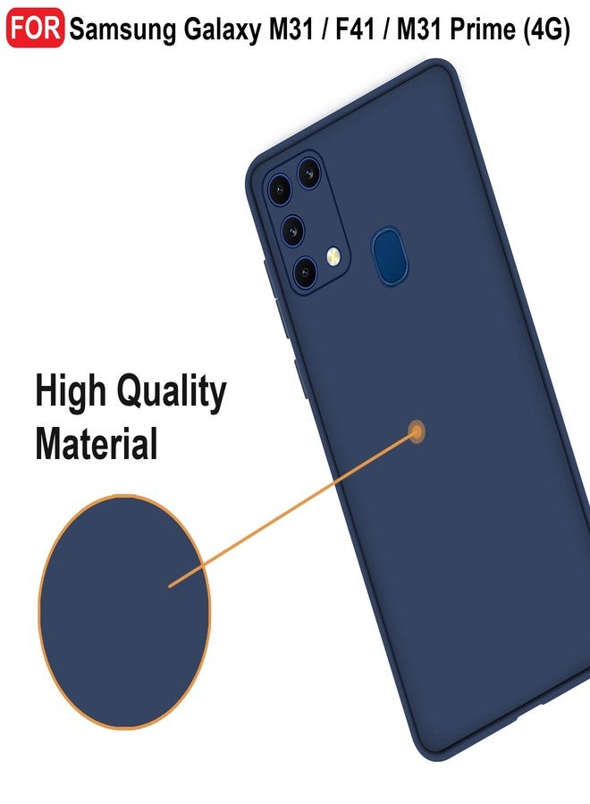 CEDO Back Cover for Samsung Galaxy M31 / M31 Prime / F41 | All Side Shock Proof Rubberised Matte Soft Silicon Flexible Back Case Cover for Samsung Galaxy M31 / M31 Prime / F41 (Blue) - Image 5
