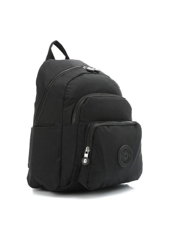 كروسلاند حقيبة ظهر صغيرة كروسلاند مقاس 13 بوصة (35 سم) – خفيفة الوزن بلون سادة مع 4 سوست، وجيبين جانبيين، وحزام للتثبيت على حقيبة السفر، وأحزمة قابلة للتعديل – مثالية للاستخدام اليومي المدمج - Image 1