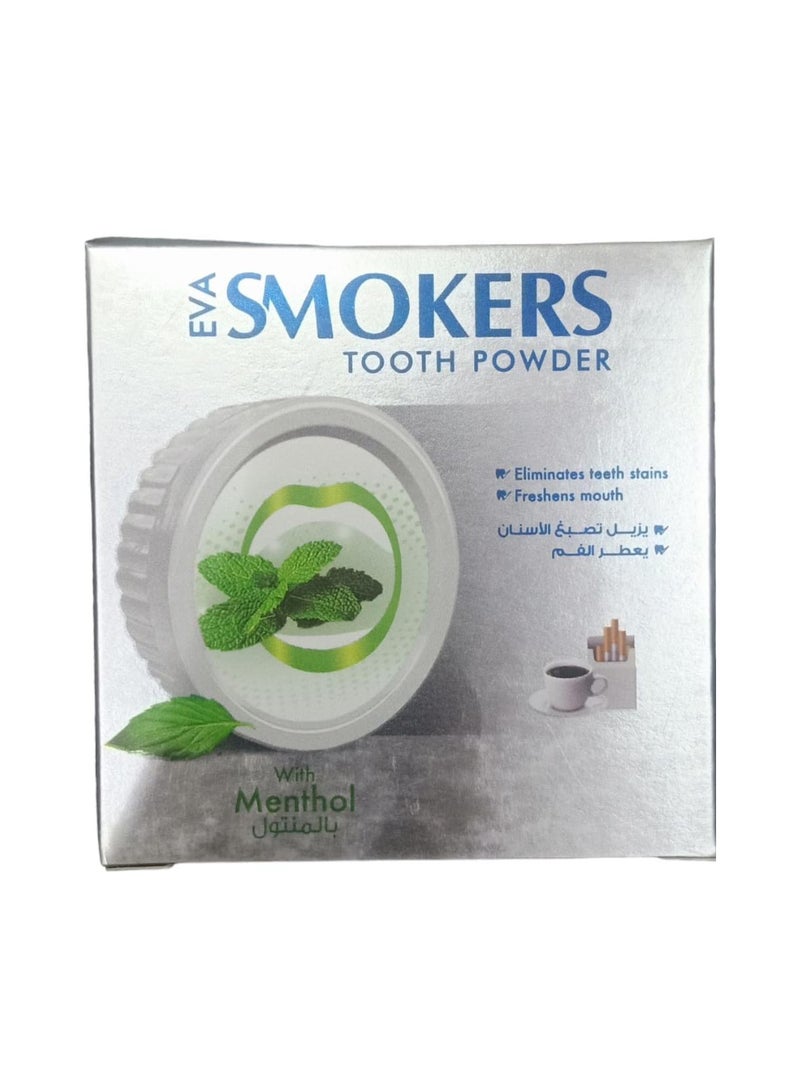 Eva Smokers Tooth Powder With Menthol 40grams - Image 1