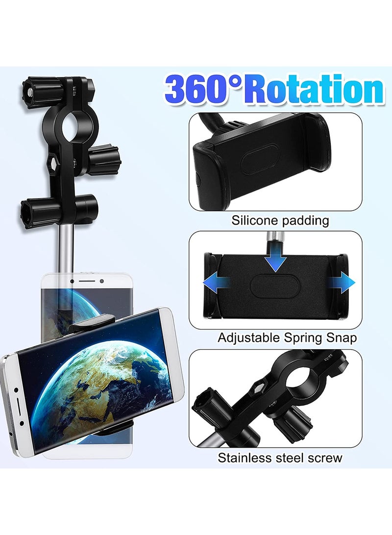 Bills Rearview Mirror Car Phone Holder, 360° Rotatable Car Phone Mount, Phone Holder for Car, Cell Phone Automobile Cradles, Adjustable Cell Phone Holder for iPhone Compatible with all phones - Image 3