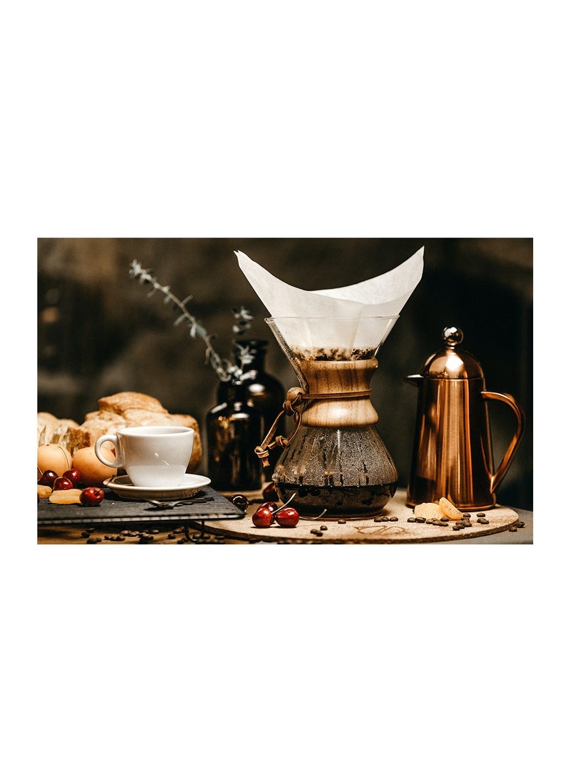 Coralblue Cone Coffee Filter in White V60 size having 100 Pieces Disposable Paper - Coffee Filter Paper Can be used in Home - Office and for Traveling Purposes as well  - Image 5