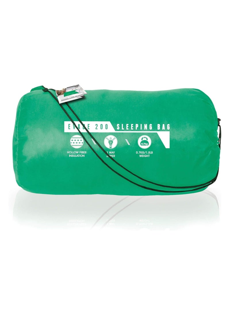 Bestway Evade 200 Sleeping Bag, Green  - Image 1