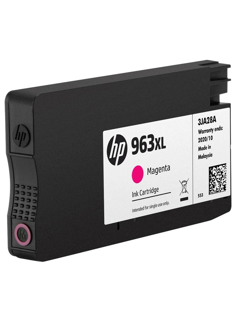 HP 963XL خرطوشة حبر أصلية عالية الإنتاجية 3JA27AE ماجنتا - Image 1