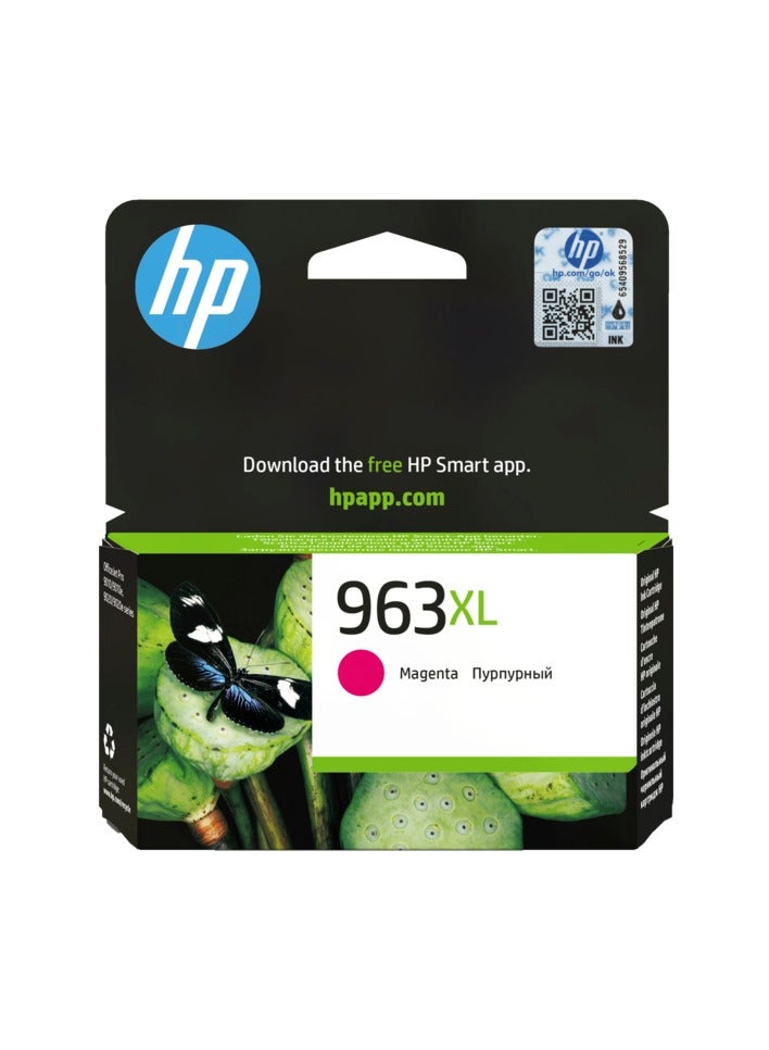HP 963XL خرطوشة حبر أصلية عالية الإنتاجية 3JA27AE ماجنتا - Image 2