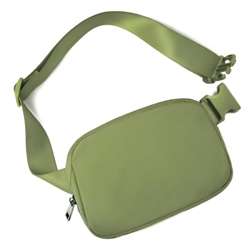 Gitus Belt Bag for Women Fanny Pack Crossbody Bags for Women Fashion Waist Packs with Adjustable Strap Gifts for Women Men (Olive) - Image 1