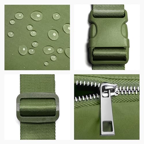 Gitus Belt Bag for Women Fanny Pack Crossbody Bags for Women Fashion Waist Packs with Adjustable Strap Gifts for Women Men (Olive) - Image 4