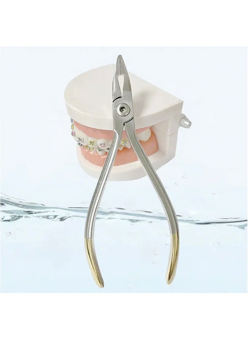 General Dental archwire bending pliers，orthodontic braces，wire bending，archwire bending，stainless steel instruments，perfect archwire fixation  - Image 1