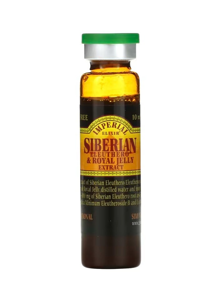 Imperial Elixir Siberian Eleuthero & Royal Jelly Extract, Alcohol Free, 4,000 mg, 10 Bottles, 0.34 fl oz (10 ml) Each - Image 2