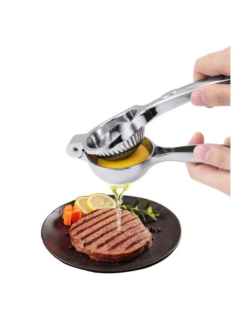 Manual Lemon & Lime Citrus Juicer – Handheld Metal Squeezer Press for Fresh Juice Extraction | Heavy Duty Hand Press Kitchen Tool  - Image 2