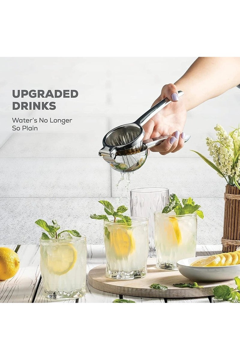 Lemon Squeezer Manual, Stainless Steel Citrus Juicer, Handheld Lime and Lemon Juicer, Foldable Fruit Press, Easy-to-Use Manual Citrus Juicer, Premium Quality Metal Juicer for Kitchen and Outdoor Use  - Image 5