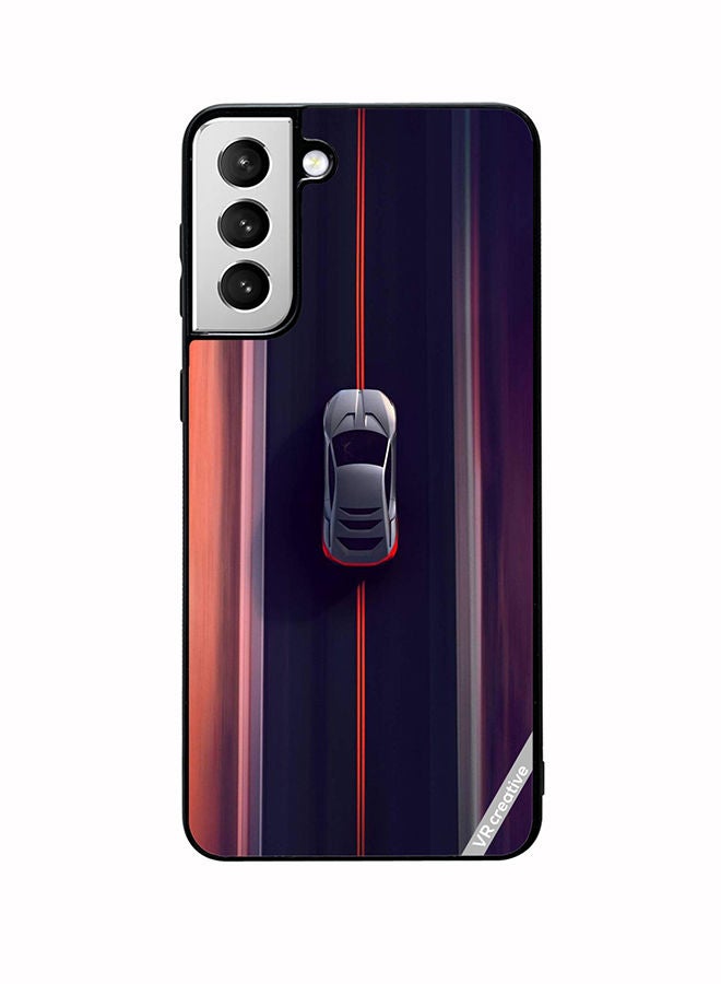 VR CREATIVE Protective Case Cover For Samsung Galaxy S22 5G Car Design Multicolour - Image 1