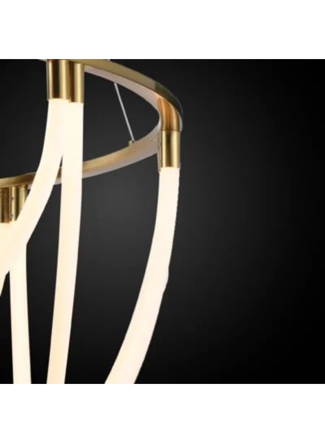 Wahag Archway Modern Circular LED Chandelier Dimensions: 80 cm (Diameter)  - Image 4