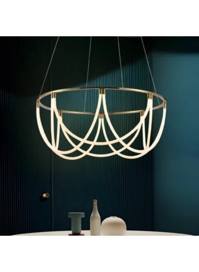 Wahag Archway Modern Circular LED Chandelier Dimensions: 80 cm (Diameter)  - Image 2