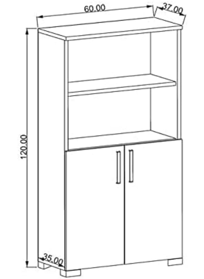 خزائن تخزين عصرية من اي فيرنتشر - لون أبيض وبيج - Image 3