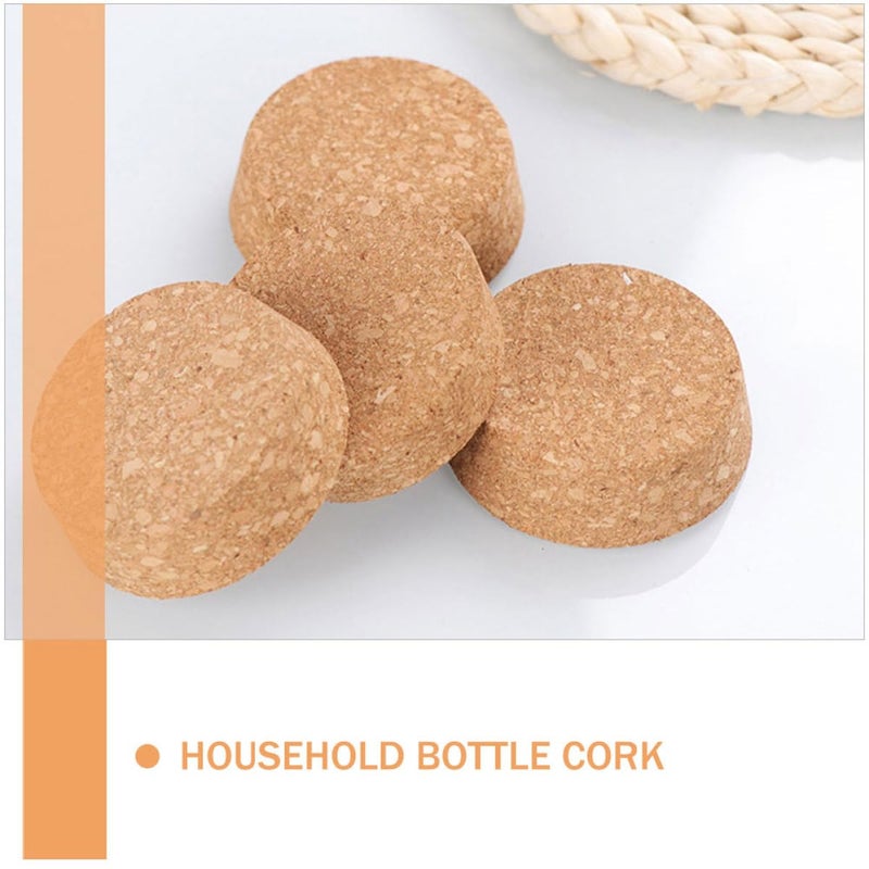 60 Pcs Wooden Wine Stoppers Multi Function Portable Cork Replacement Sealing Stoppers - Image 4