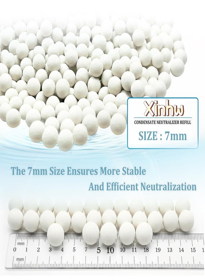 Xinhw Condensate Neutralizer, 3.3 Lbs Condensate Neutralizer Refill 7-8mm Condensate Neutralizer Pellets Calcite Water Heater Media Filter - Image 2