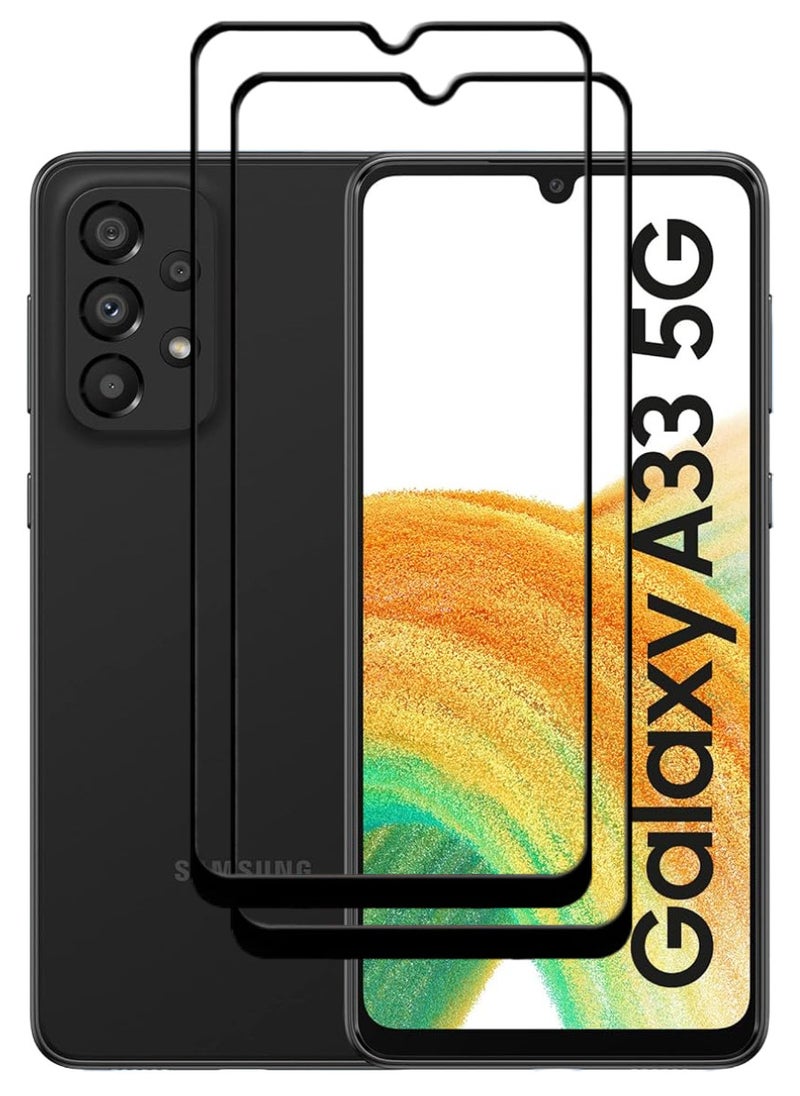 ACLIX 2 Pieces Antistatic ESD Dustproof Premium Quality High Definition Tempered Glass Screen Protector Designed For Samsung Galaxy A335G - Image 1