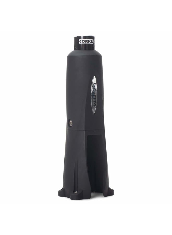 Cork Pops Legacy Wine Opener Built-in 4-Blade Foil Cutter Safe Cork Removal, Effortless Push Button Use, Needle Guard for Safety, Low-Pressure Cartridge Opens Up To 60 Bottles - Image 5