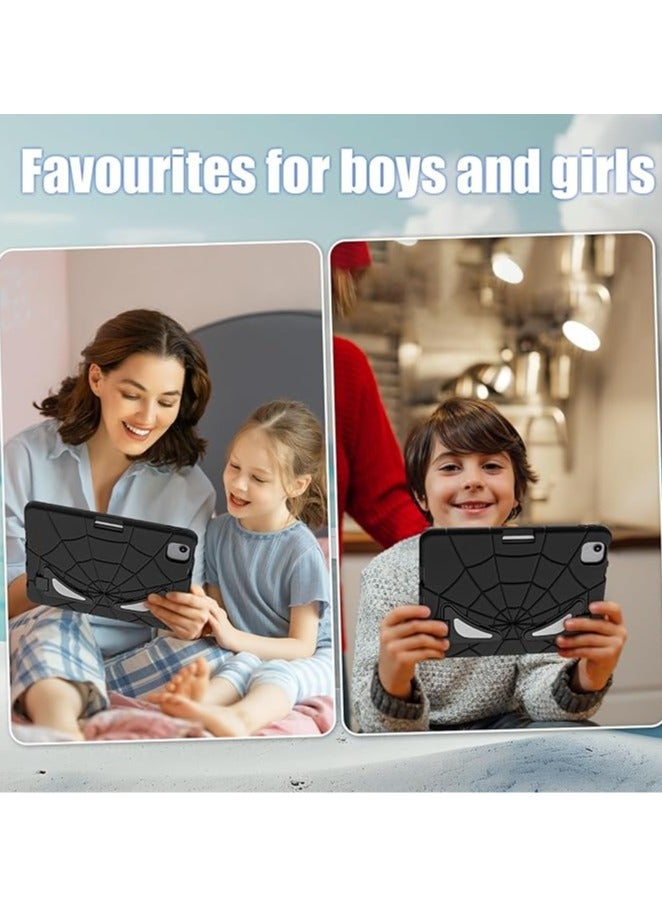 حافظة لجهاز iPad Air 11 بوصة 2024 (M2، الجيل السادس)، حافظة iPad صديقة للأطفال مع حامل للقلم، حافظة متينة لجهاز iPad Air 11 بوصة 2024 مع حامل - Image 4