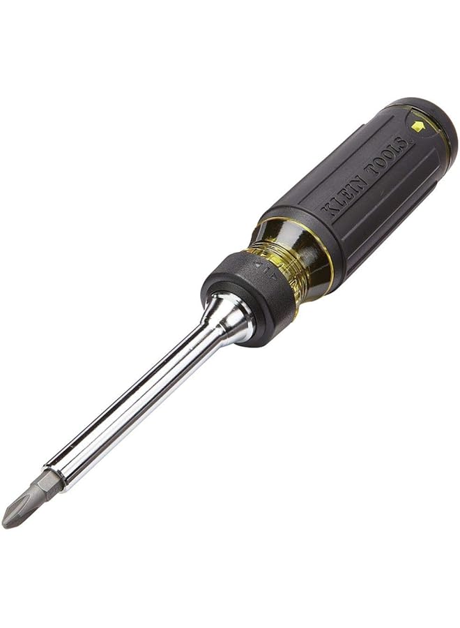 Klein Tools 32305 Multi Bit Ratcheting Screwdriver 15 In 1 Tool With Phillips Slotted Square Torx And Combo Bits And 1 4 Inch Nut Driver - Image 1