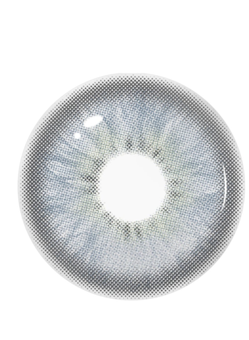 عين كي اس اس عدسات كازابلانكا اللاصقة التجميلية السنوية للجنسين، لون رمادي، مجموعة تكبير مع علبة - Image 4