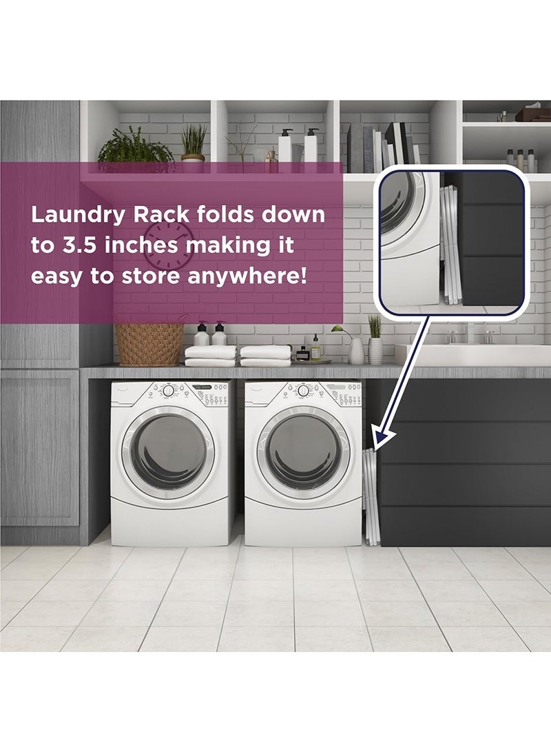 Topyich Clothes Dryer Stand, 3-Tier Clothes Drying Rack, Collapsible Laundry Rack, Space Saving X-Frame Design, Use for Indoor & Outdoor Drying Clothes  - Image 4
