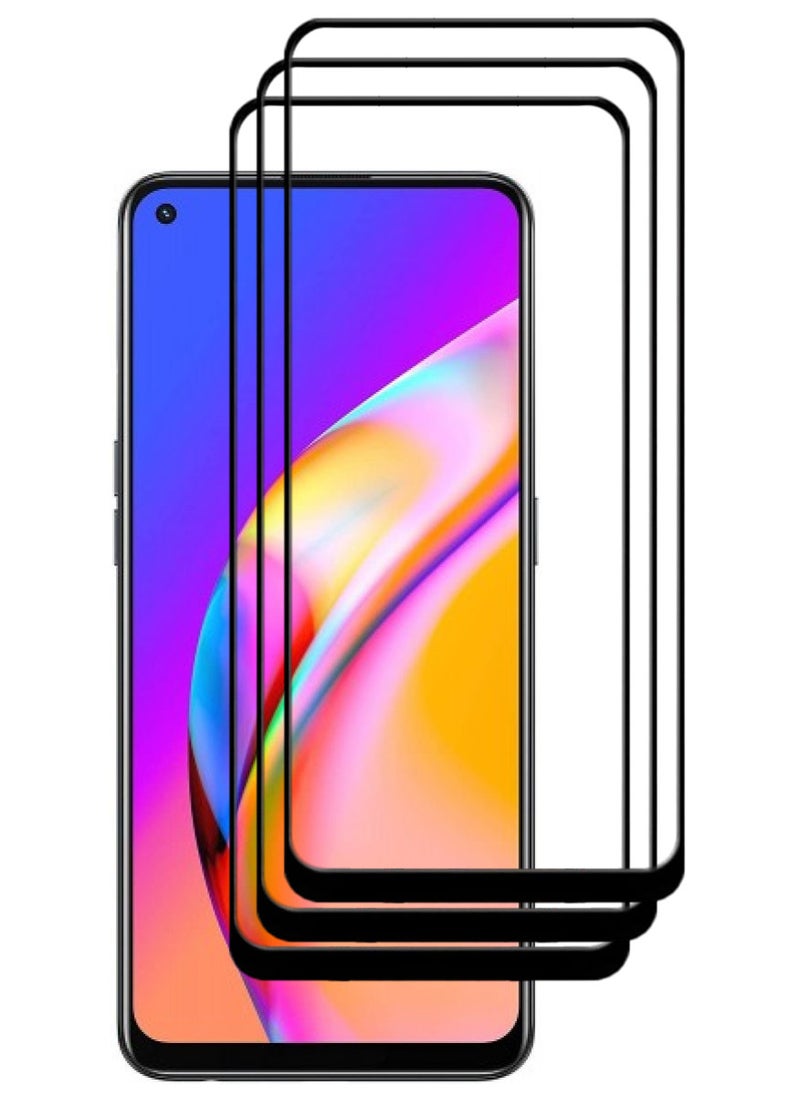 ACLIX 3 Pieces Antistatic ESD Dustproof Premium Quality High Definition Tempered Glass Screen Protector Designed For Oppo A94 - Image 1