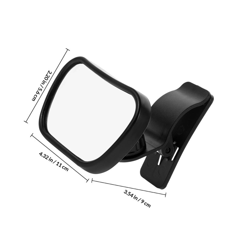 Shatterproof Backseat Safety Mirror Wide Angle View for Rear Facing Car Seat - Image 3