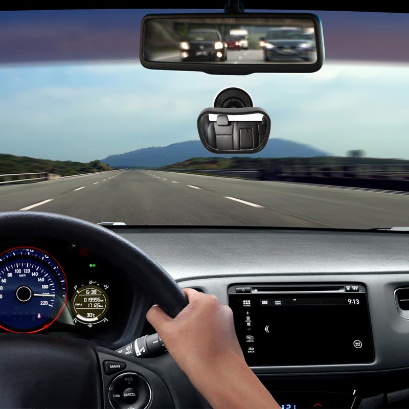 Shatterproof Backseat Safety Mirror Wide Angle View for Rear Facing Car Seat - Image 5