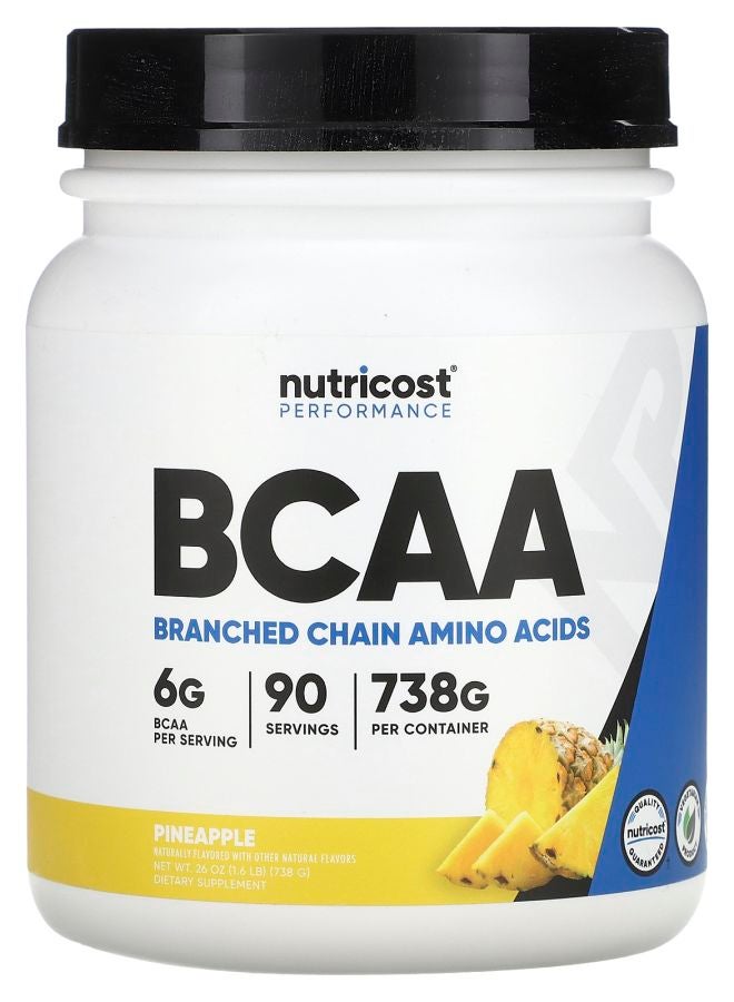 Nutricost Performance BCAA Pineapple 1.6 lb (738 g)