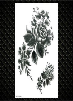 Generic Creative Lotus Fake Temporary Tattoos For Women Men Wolf Peony Flower Tattoo Sticker Dragon Wings Waterproof Tatoo Body Art Arm 