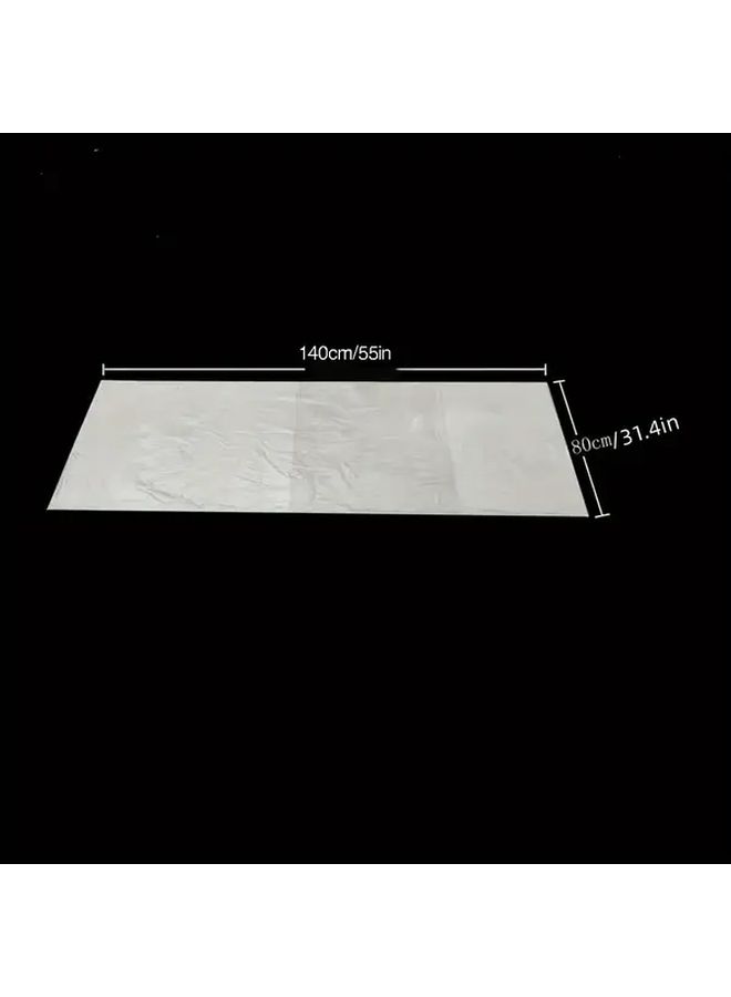Transparent White Disposable Car Seat Covers 10pcs Thick Sponge Filled Easy Clean - Image 2