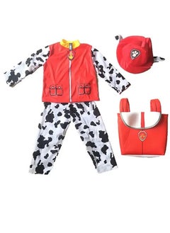 Brain Giggles Brain Giggles Paw patrol Marshall Costume for Boys Kids Cosplay Dress Up  - Image 3