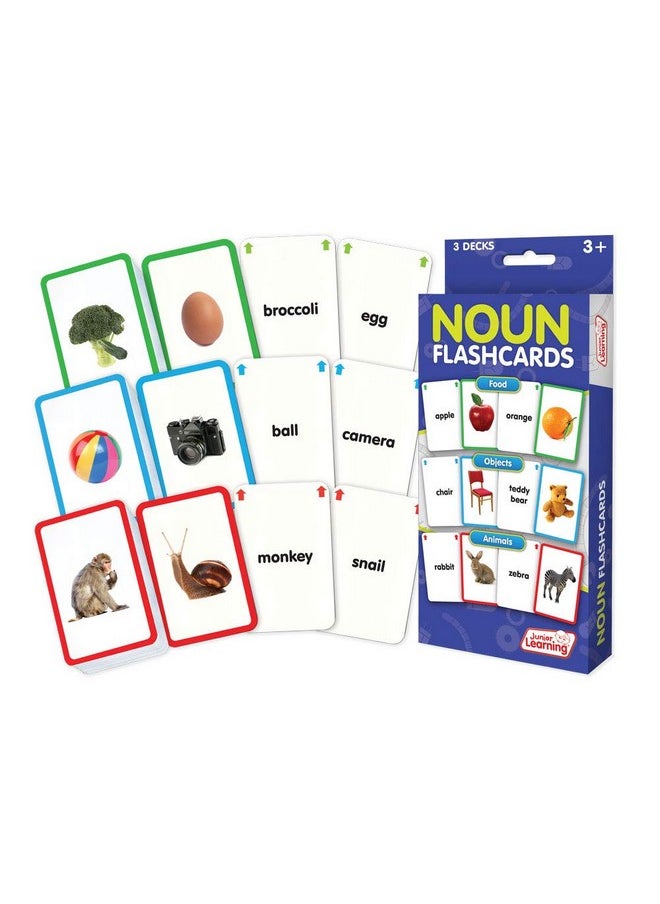 Junior Learning - Jl214 Noun Flashcards Medium - Image 1