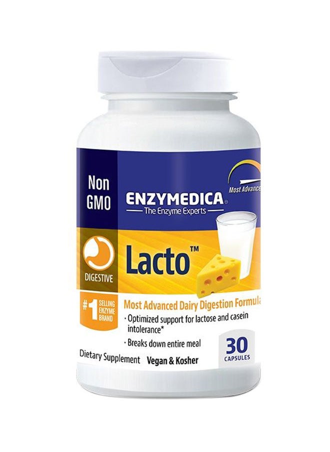 ENZYMEDICA - Enzymedica Lacto Capsules 30's - Image 1