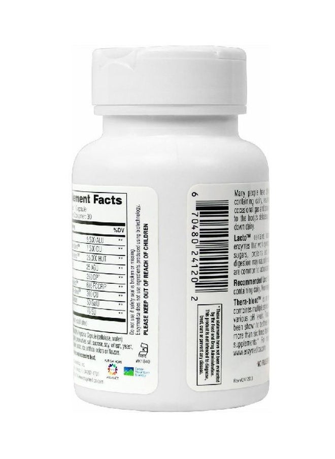 ENZYMEDICA - Enzymedica Lacto Capsules 30's - Image 1