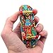 Teak Tuning 32mm Pro Fingerboard Heat Transfer Graphic Complete Fully Assembled with Pro Level Parts Pro Shaped Wood Deck 34x97mm UltraSpin Wheels Prodigy Trucks Bubble Bushings Monsters - Image 3