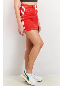 adidas Originals Women Regular Fit Drawstring Outdoor Skirts, Red  - Image 2