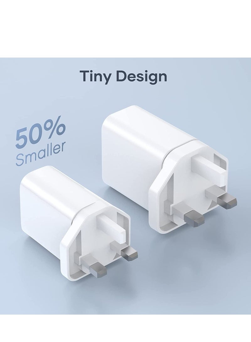 Jmary USB Charger, Jmary 30W Wall Charger, Dual Port USB C Charger PD3.0 Fast Charging Adapter for i phone 14/14Pro/13/13 Pro/12/12 Mini/12 Pro/12 Pro Max/11 Pro Max iPad Pro - Image 5