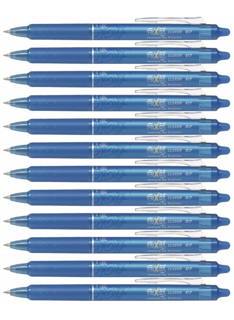 PILOT قلم حبر قابل للمسح 12 قطعة فريكسون كليكر 0.7 مم حبر أزرق فاتح - Image 1