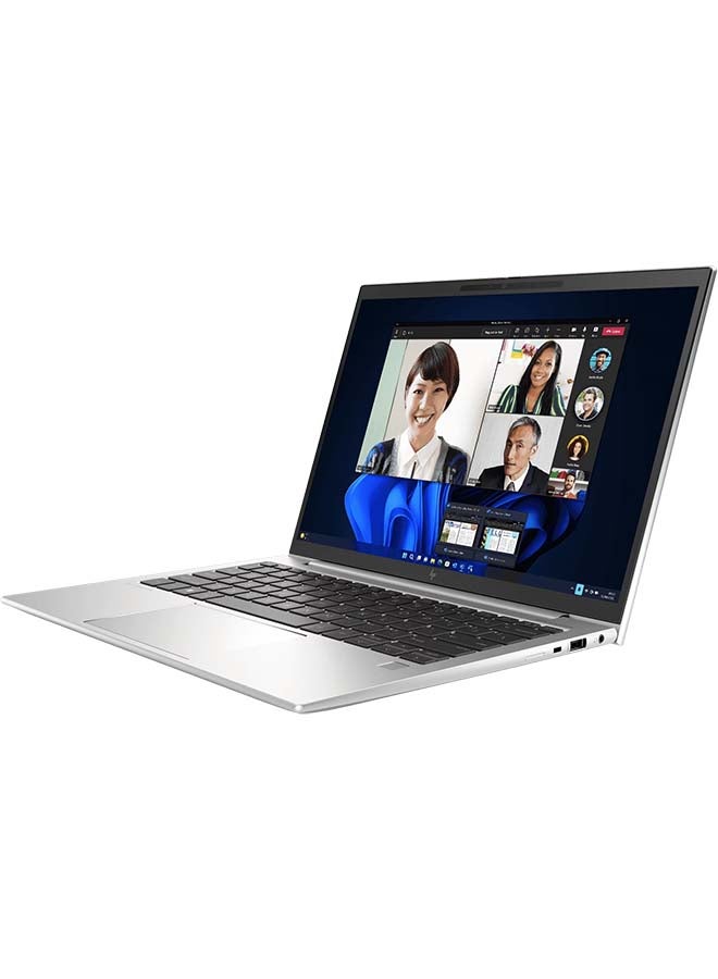 HP 830-G9 Laptop With 13.3-Inch Display Core i5-1245U Processor/8GB RAM/512GB SSD/Intel Iris XE Graphics/Windows 11 Pro English/Arabic Silver - Image 3