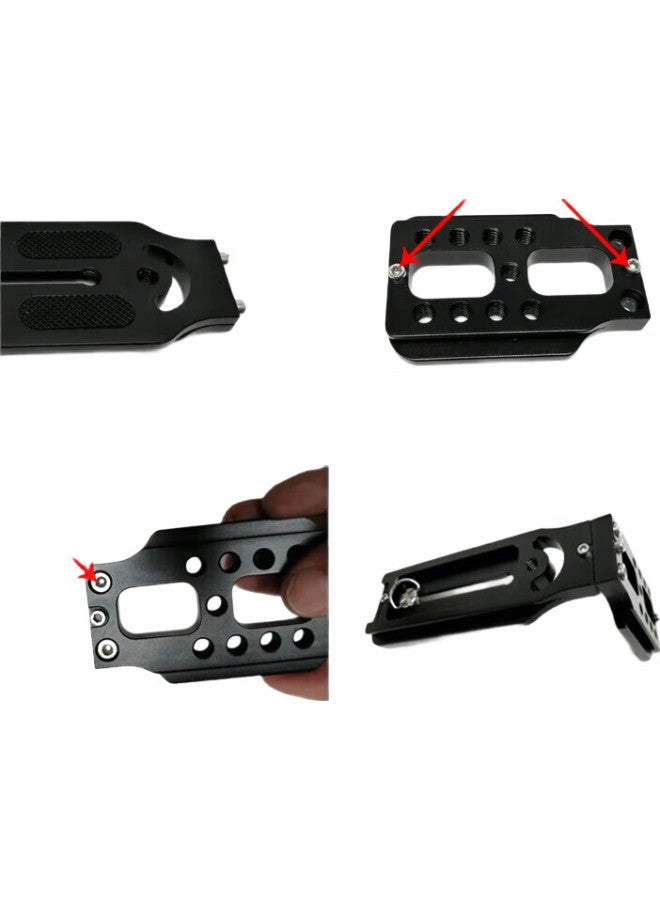 Earlymen Early Traveler Em-l90 Vertical L-plate, Suitable For Mirrorless And Dslr Camera Gimbal Monopod Tripod, C Patible With Zhiyun Smooth 4/weebill 2/after-shot Rs2/rsc2/rs3/stabilizer - Image 3