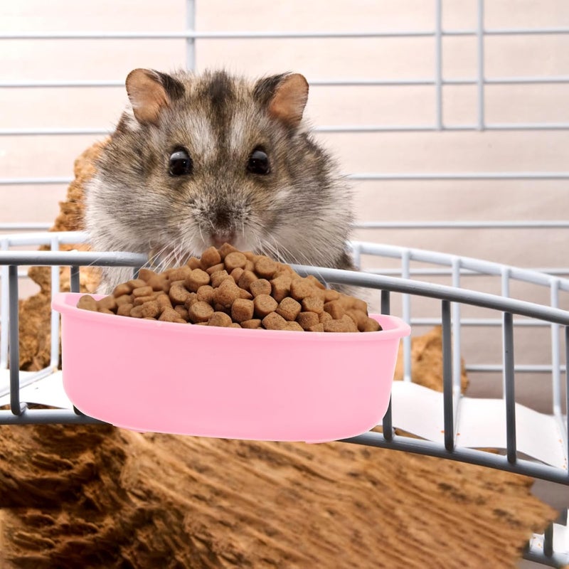 Plastic Hanging Pet Food Bowl for Cats and Small Dogs, Round Puppy Feeding and Water Dish, Space-Saving Cage Mounted Bowl for Travel and Home Use - Image 5